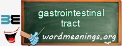 WordMeaning blackboard for gastrointestinal tract